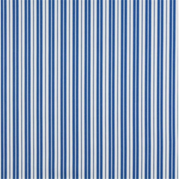 Blue & White Stripe Fabric Sofia Stripes Curtain Striped Material 140cm wide